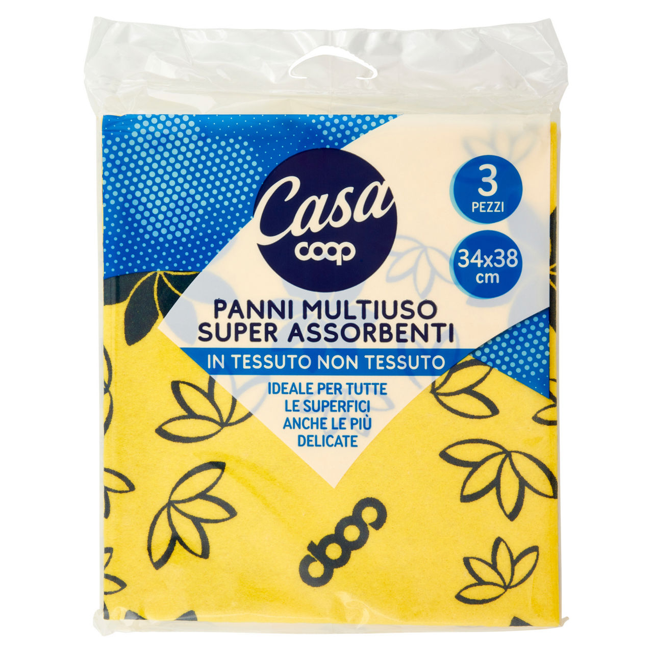 Panni super assorbenti multiuso 3 pz