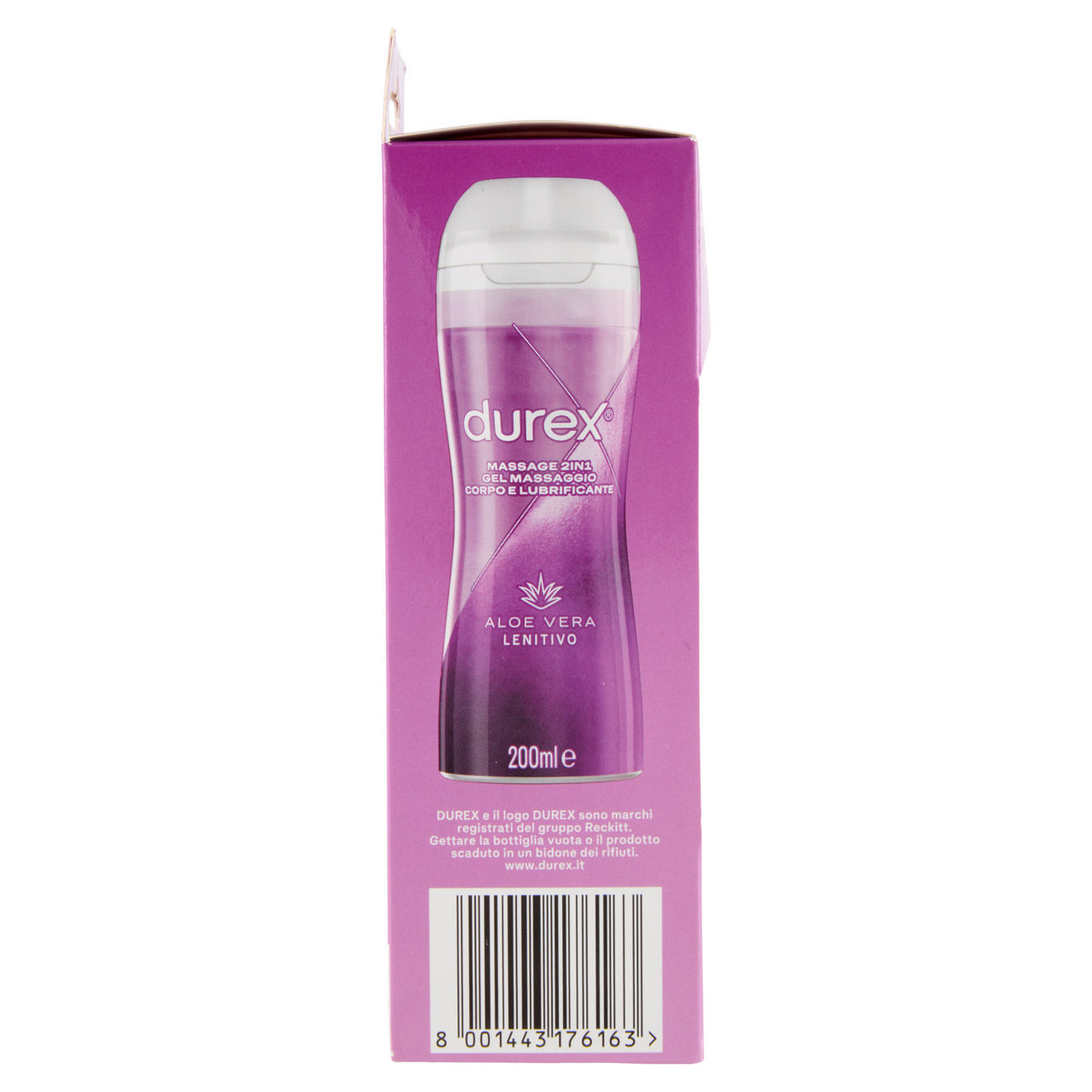 Gel massaggio corpo e lubrificante durex massage 2 in 1 aloe vera ml 200 - Immagine 51