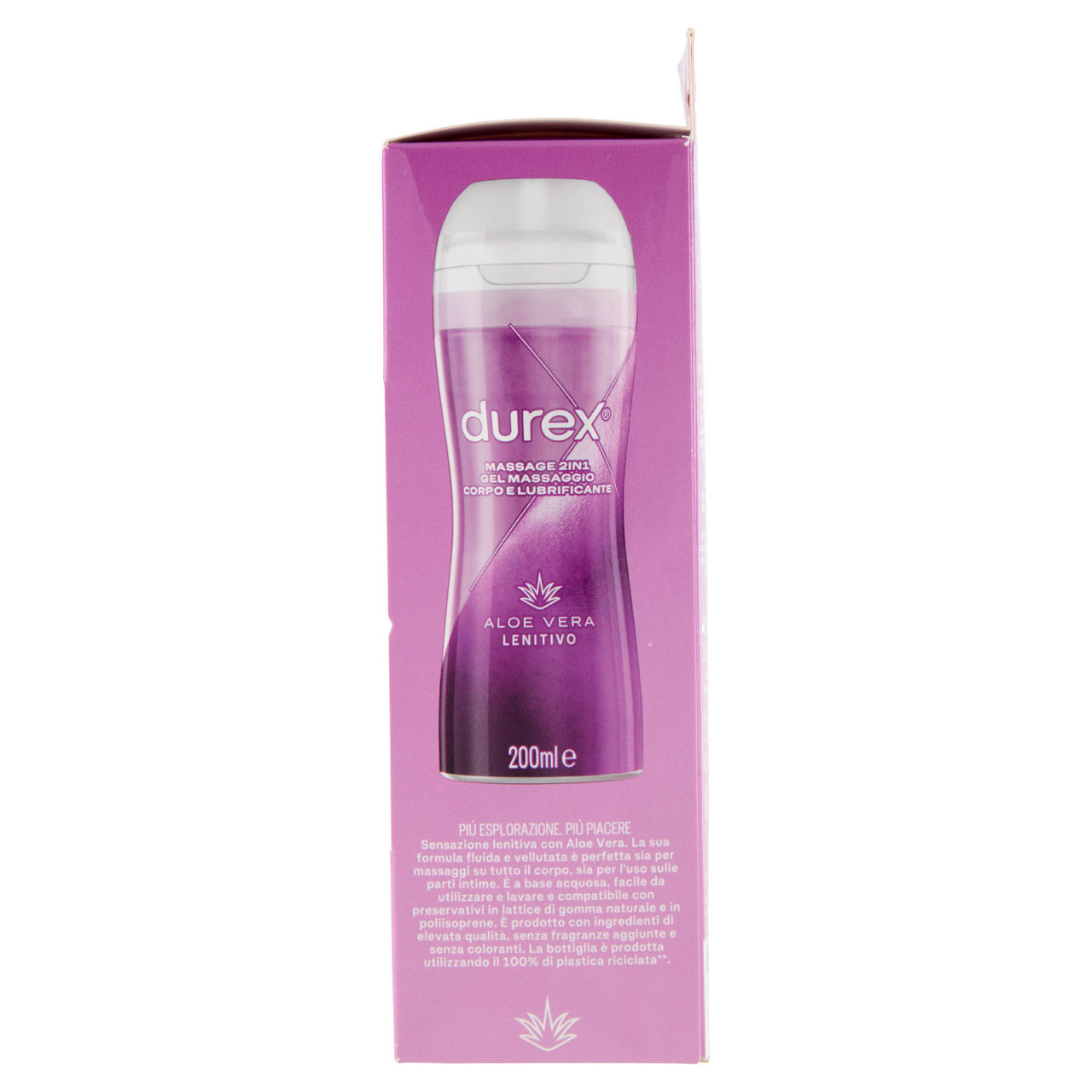 Gel massaggio corpo e lubrificante durex massage 2 in 1 aloe vera ml 200 - Immagine 31