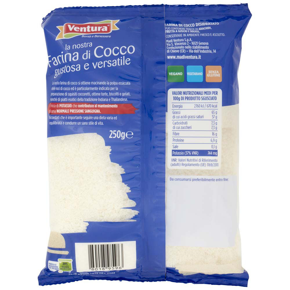 Farina di cocco disidratato 250 gr - Immagine 21