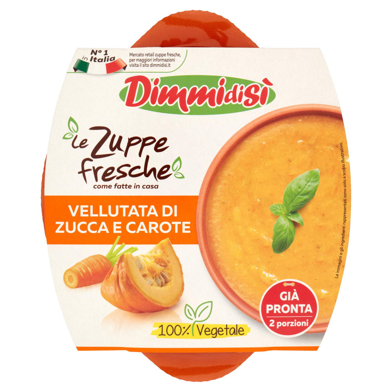Vellutata di zucca e carote 620 gr