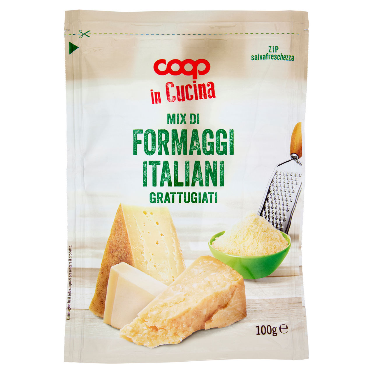 Mix di formaggi grattugiati 100 gr - Immagine 01