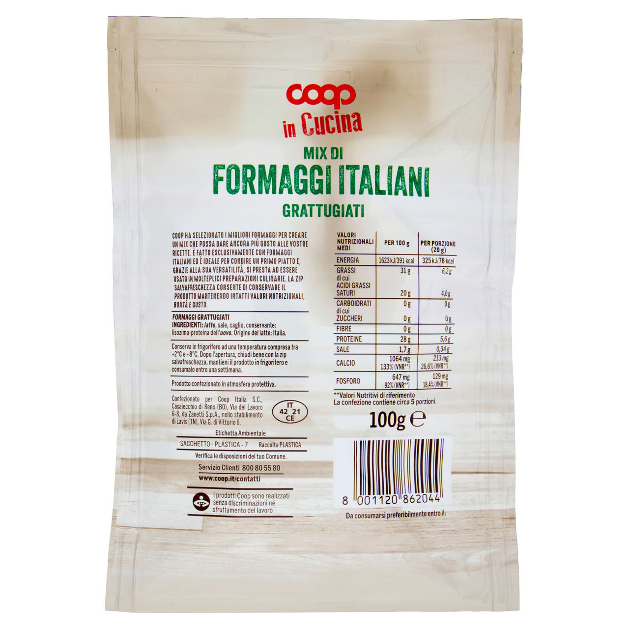 Mix di formaggi grattugiati 100 gr - Immagine 51