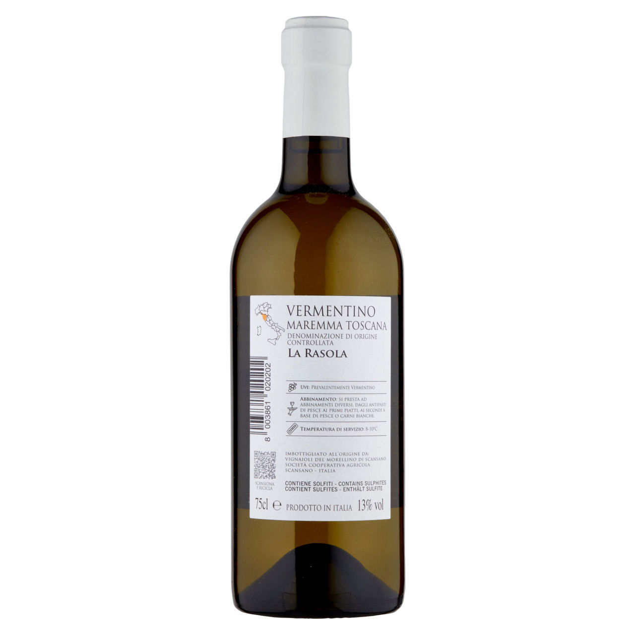 Vino bianco Rasola Vermentino Maremma Toscana DOC 750 ml - Immagine 41