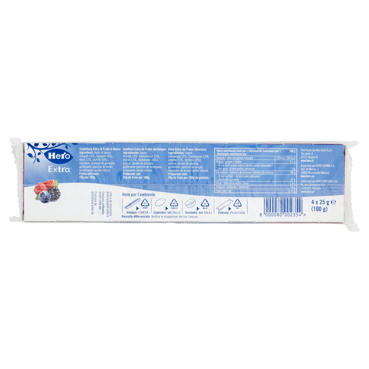 Confettura extra di frutti di bosco 4 pz x 100 gr - Immagine 11