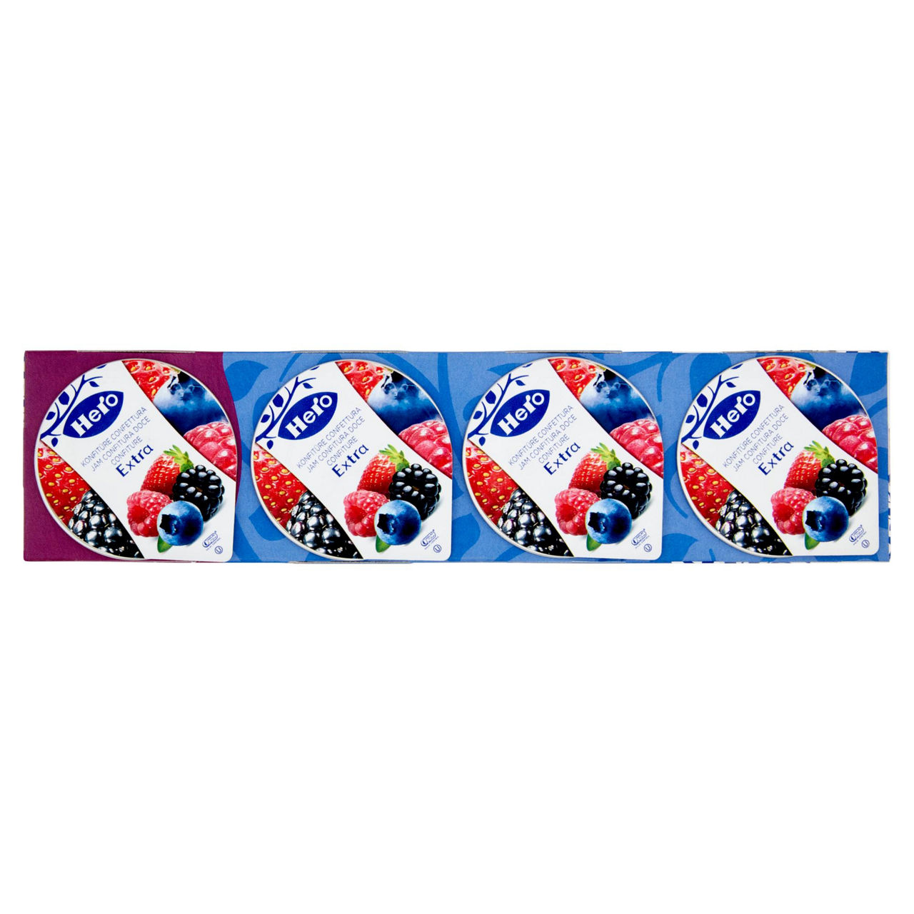 Confettura extra di frutti di bosco 4 pz x 100 gr