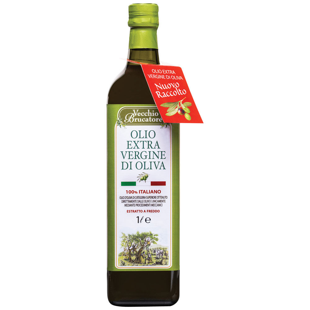 Olio extra vergine di oliva nuovo raccolto estratto a freddo 1 lt - Immagine 01