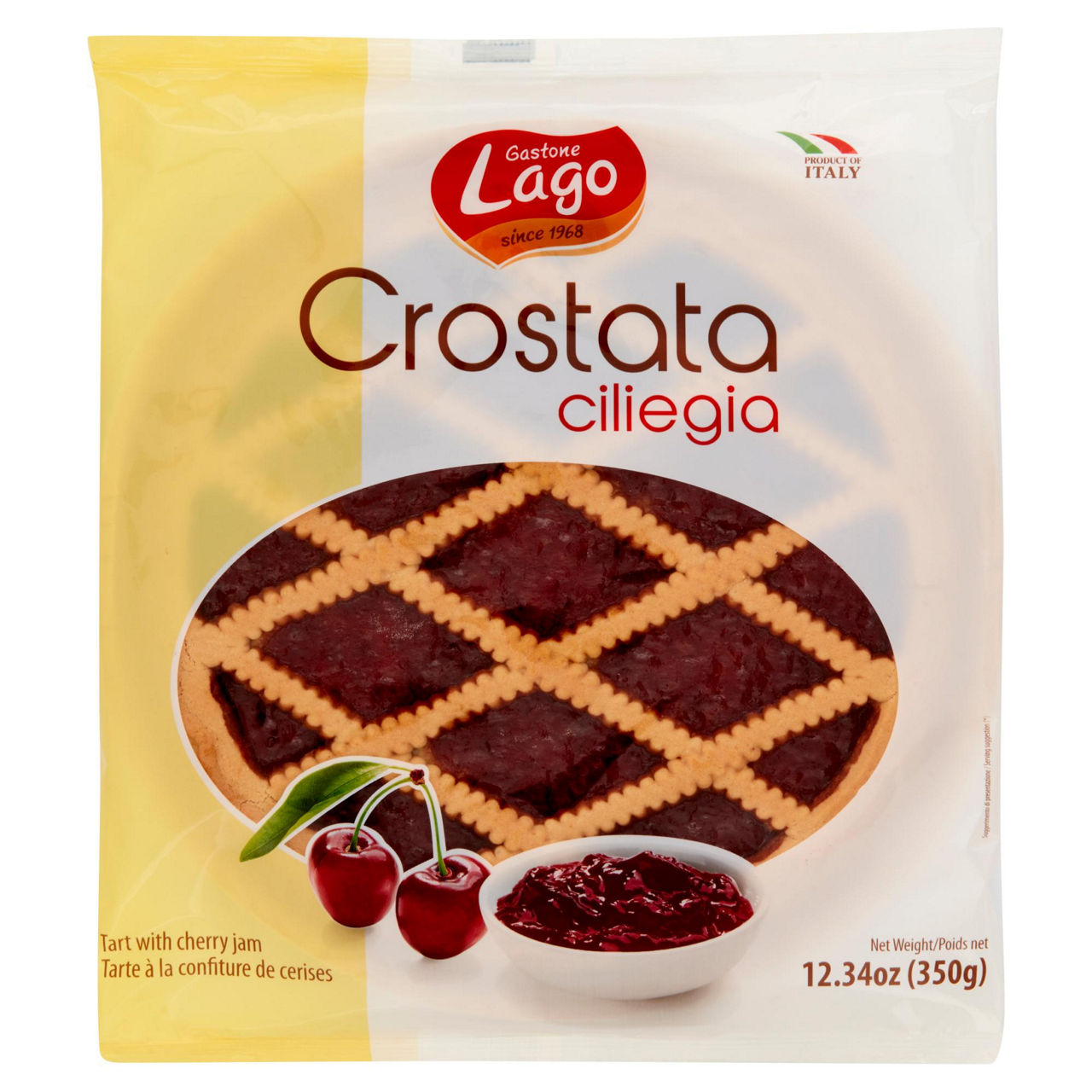 Crostata con confettura di ciliegia 350 gr - Immagine 01