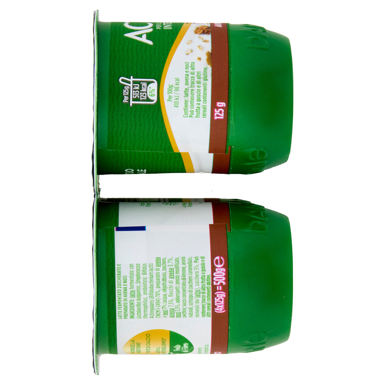 Yogurt fibre avena e noci 4 pz da 125 gr - Immagine 51