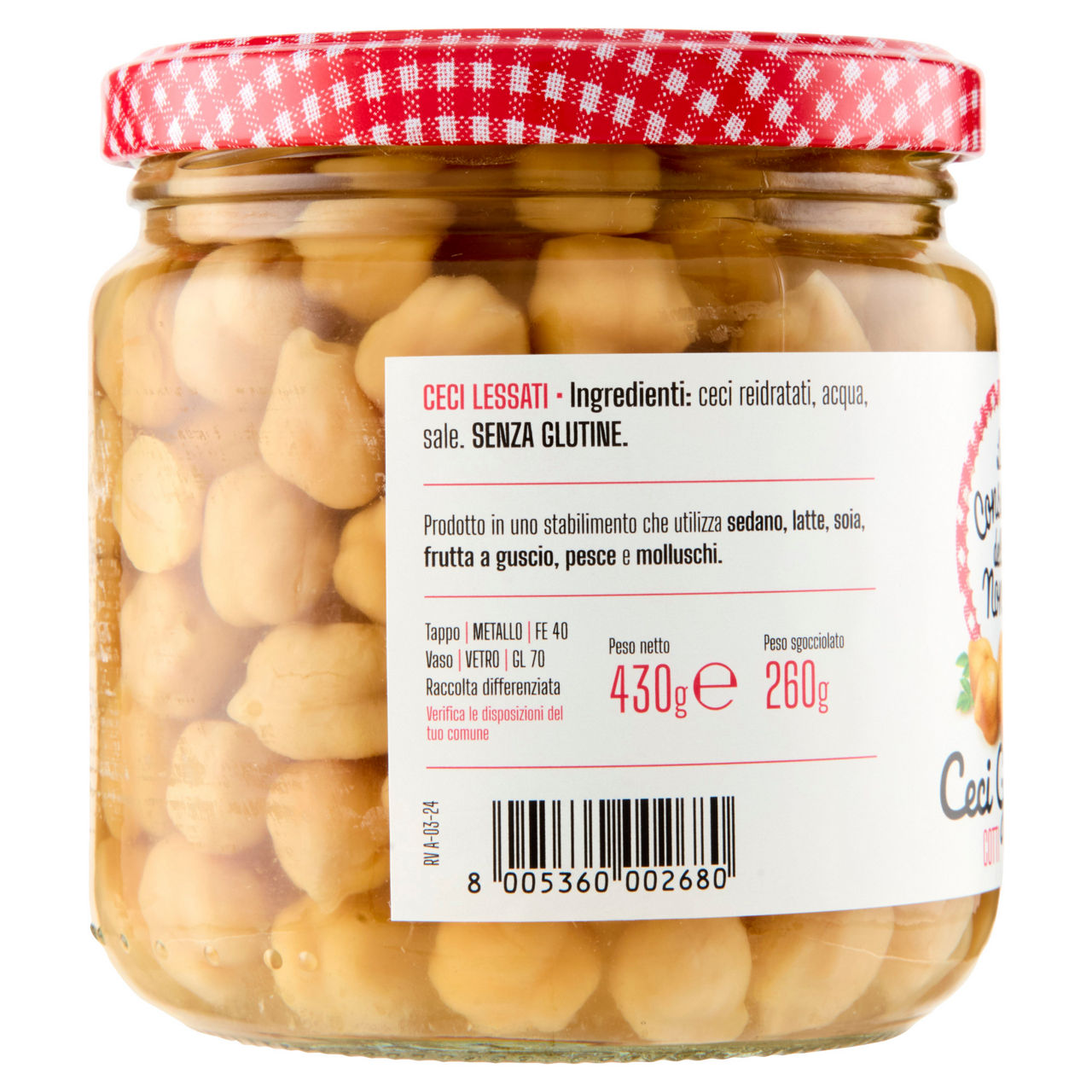 Ceci giganti cotti al naturale 260 gr - Immagine 41