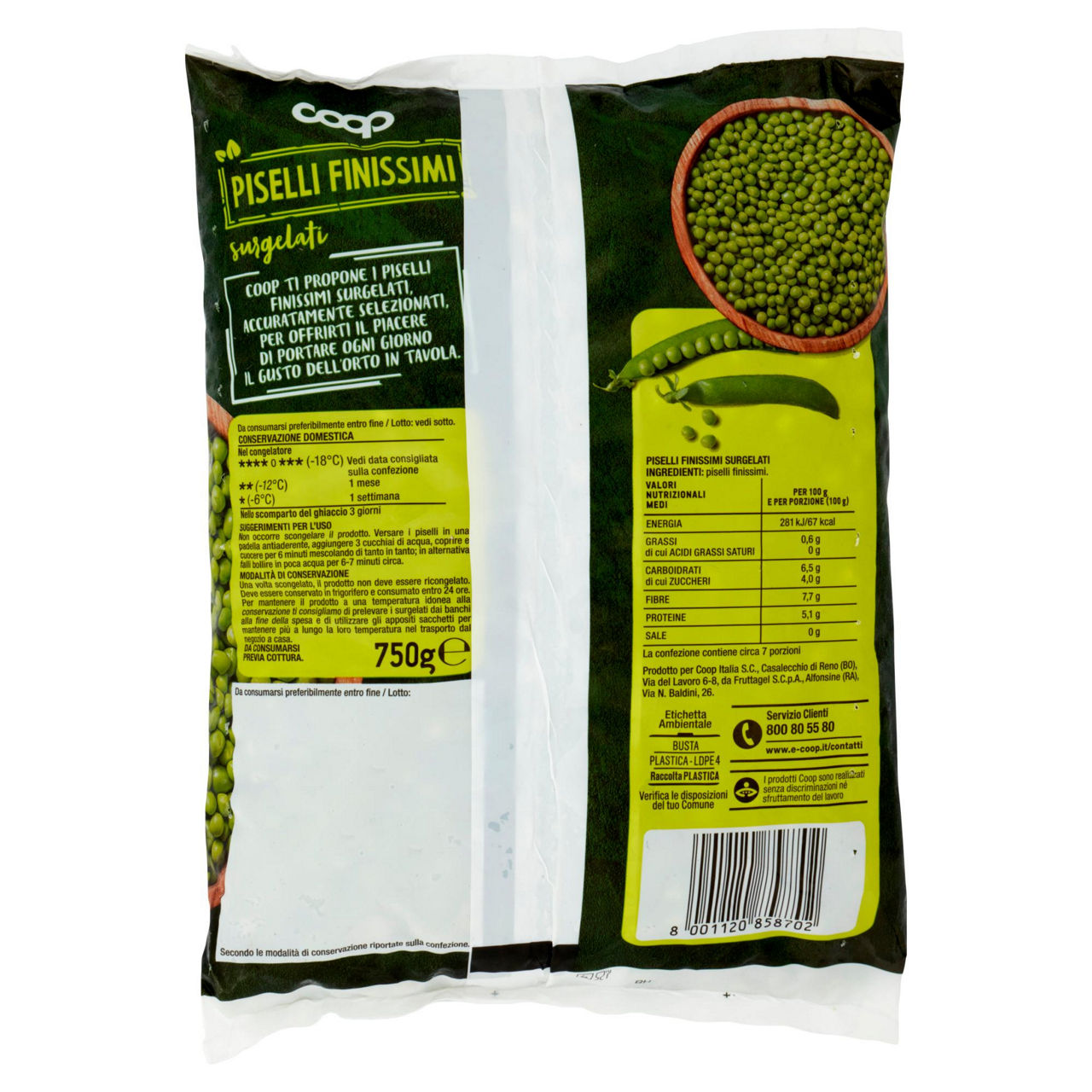 Piselli finissimi surgelati 750 gr - Immagine 31