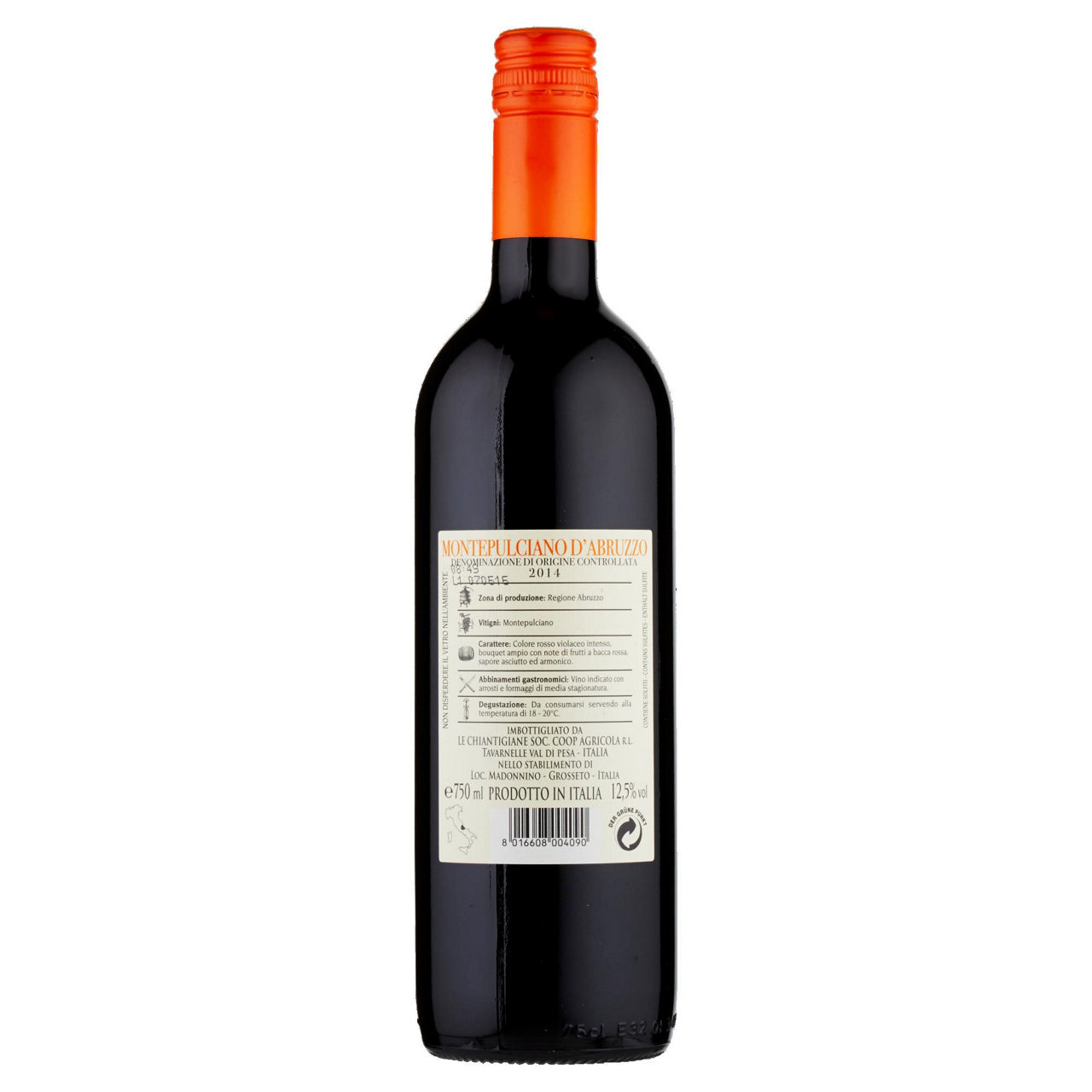 Vino rosso Montepulciano d'Abruzzo DOC 750 ml - Immagine 11