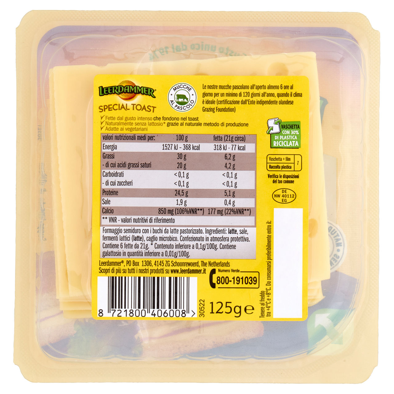 Leerdammer special toast a fette 125 gr - Immagine 21
