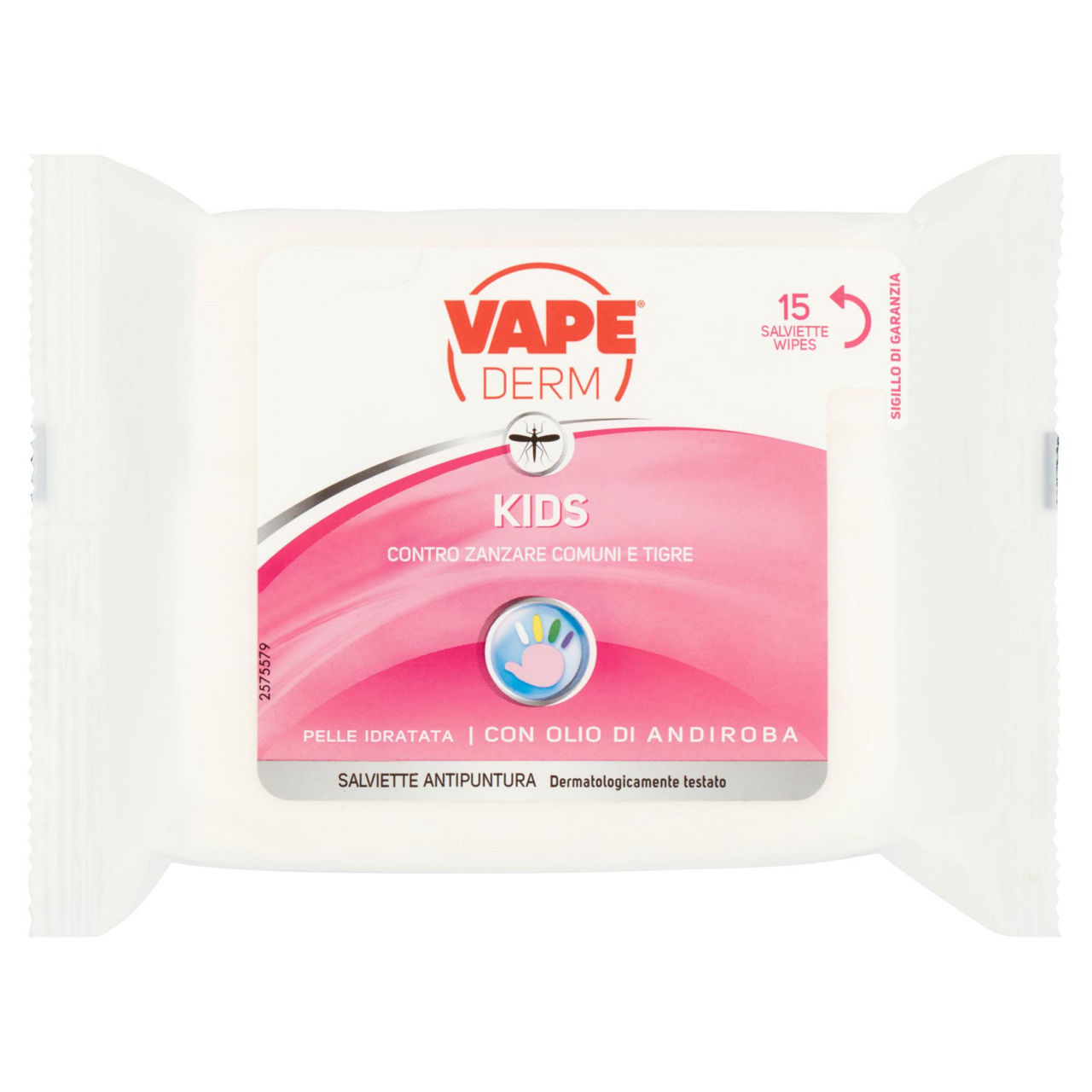 Salviette antipuntura vape derm kids pz. 15