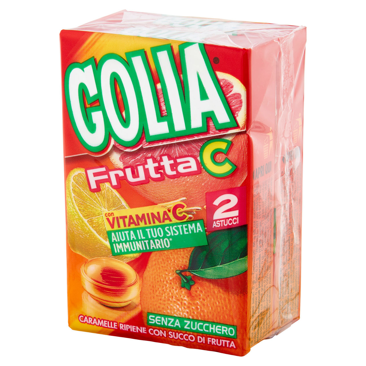 Caramelle dure ripiene alla frutta senza zucchero 2 pz x 46 gr - Immagine 21