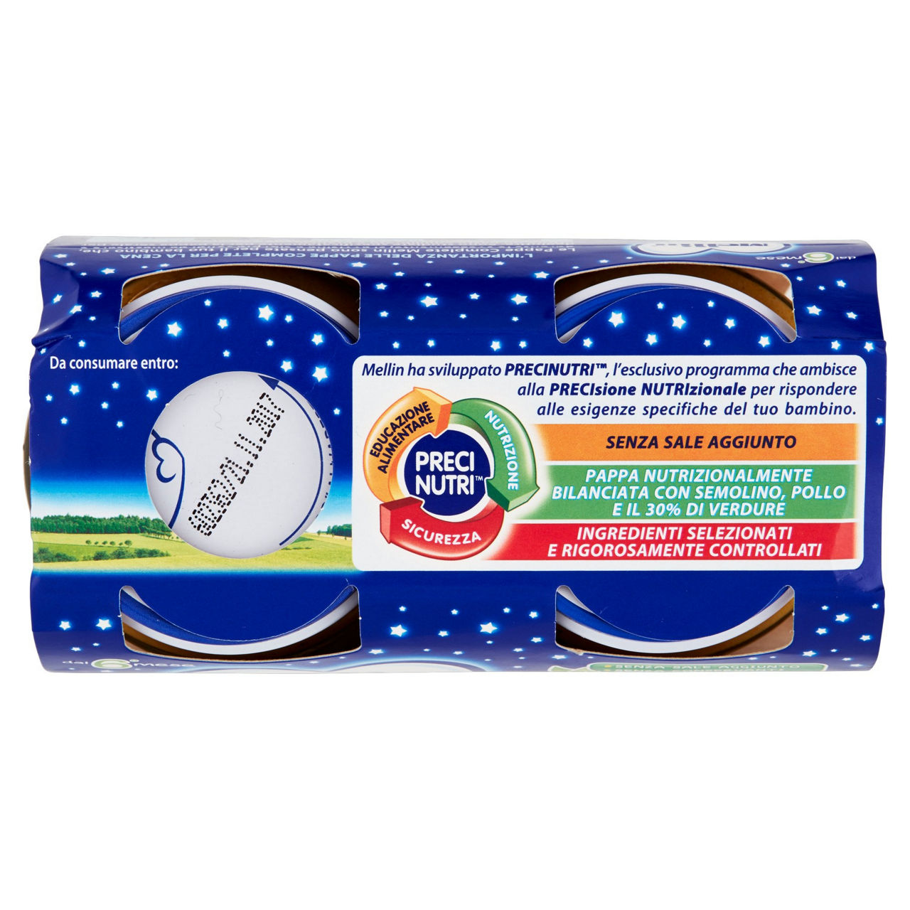 Pappa completa verdure semolino e pollo 2 pz x 200 gr - Immagine 21