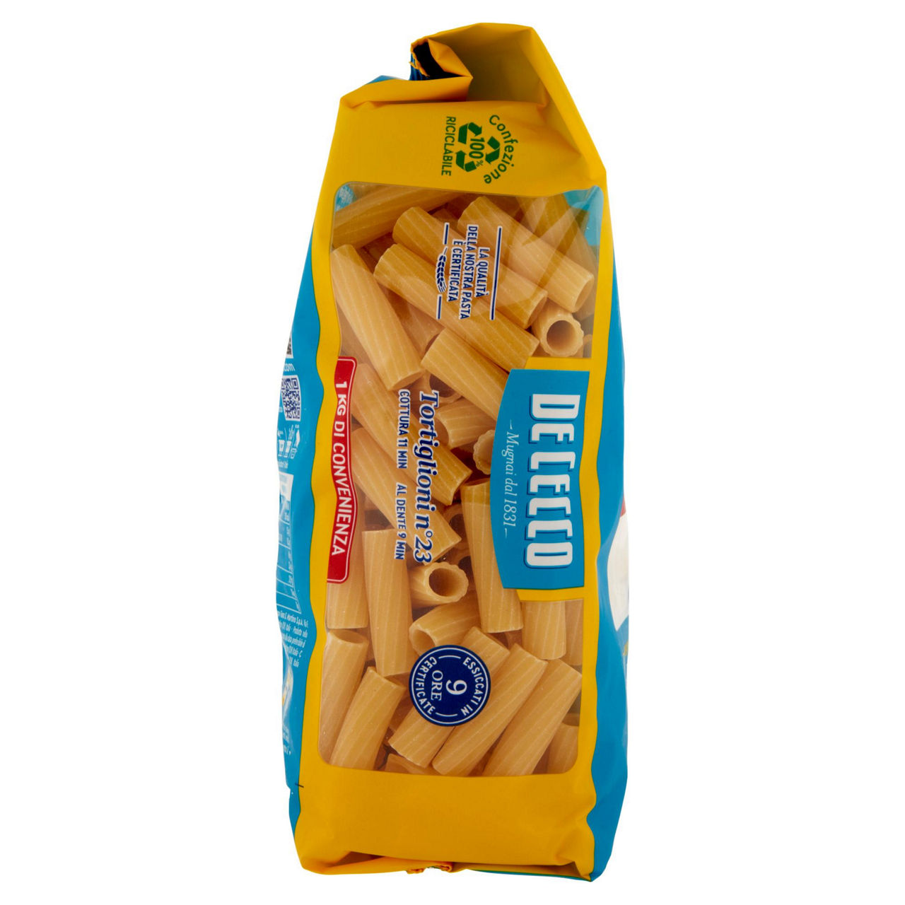 Tortiglioni n. 23 pasta di semola di grando duro 1 kg - Immagine 21