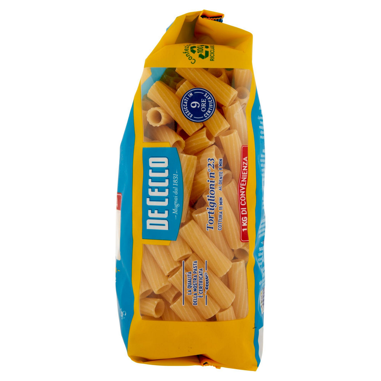 Tortiglioni n. 23 pasta di semola di grando duro 1 kg - Immagine 41