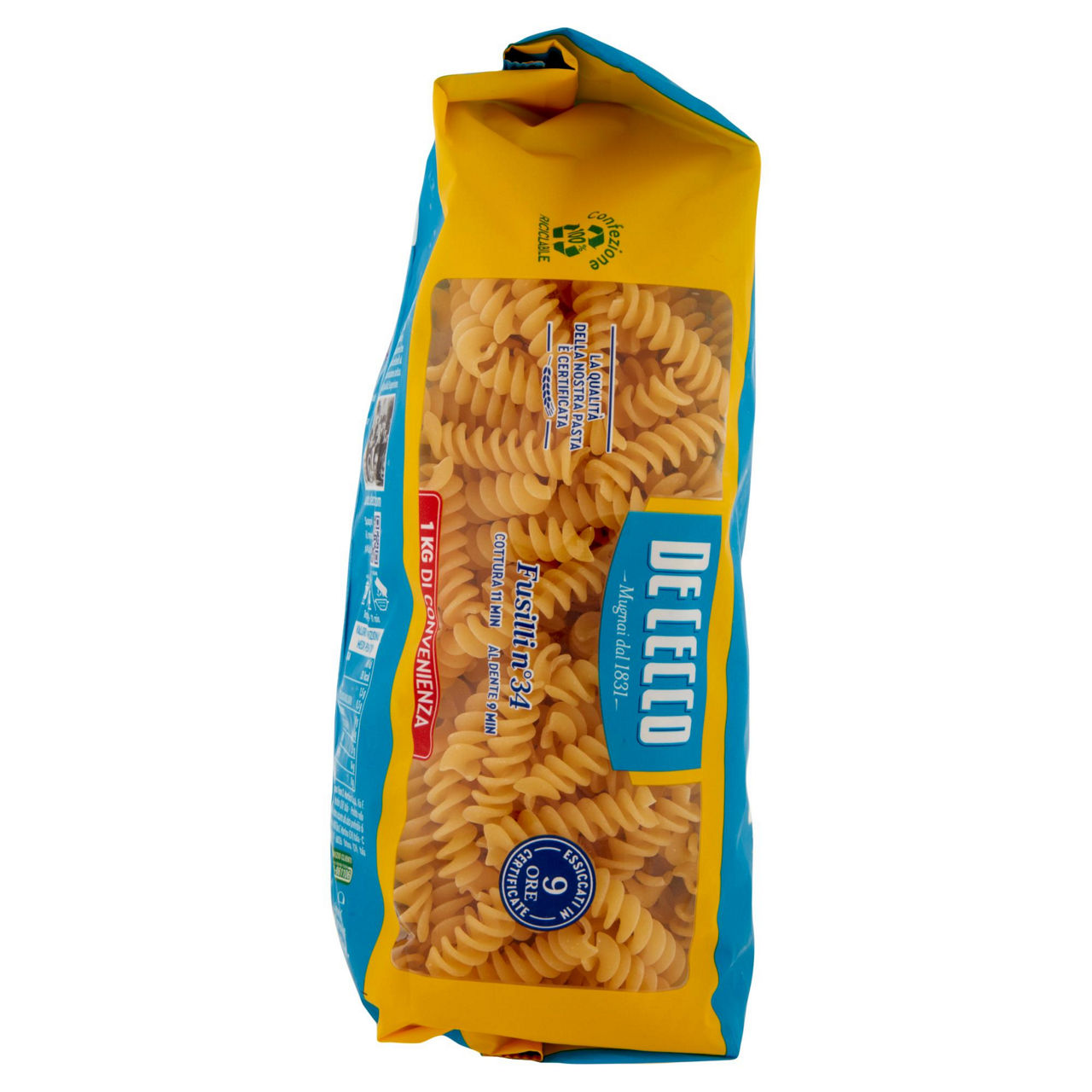 Fusilli n. 34 pasta di semola di grano duro 1 kg - Immagine 31