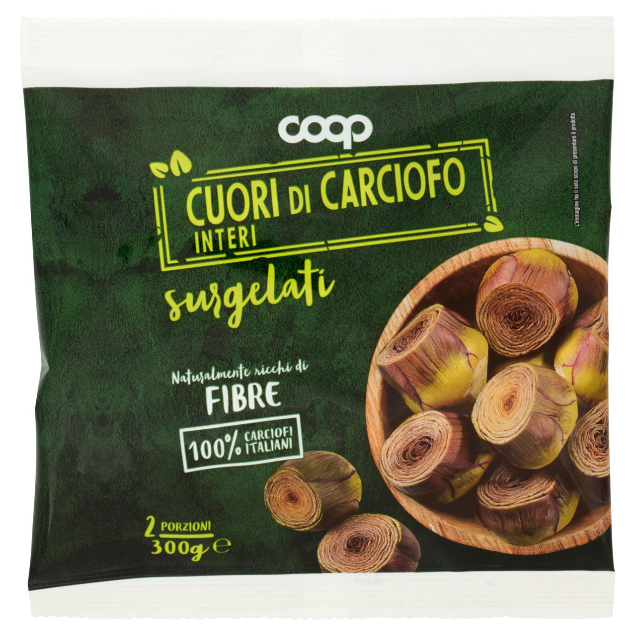 Cuori di carciofi interi surgelati 300 gr