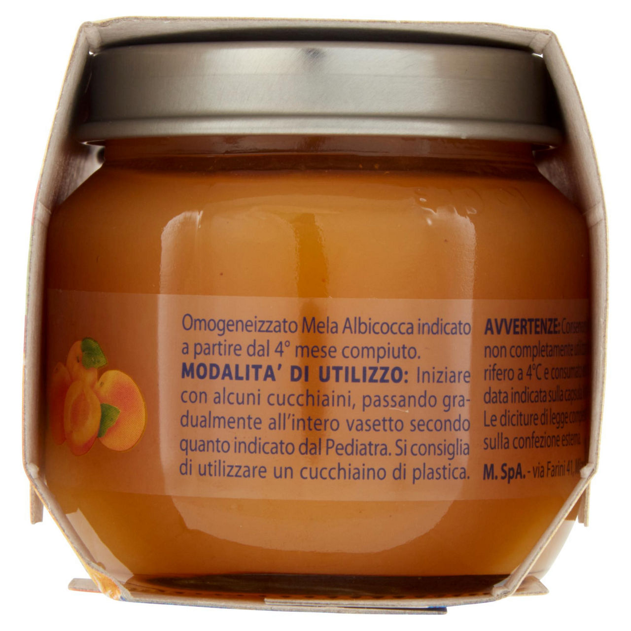 Omogeneizzato di mela e albicocca 2 pz x 100 gr - Immagine 21