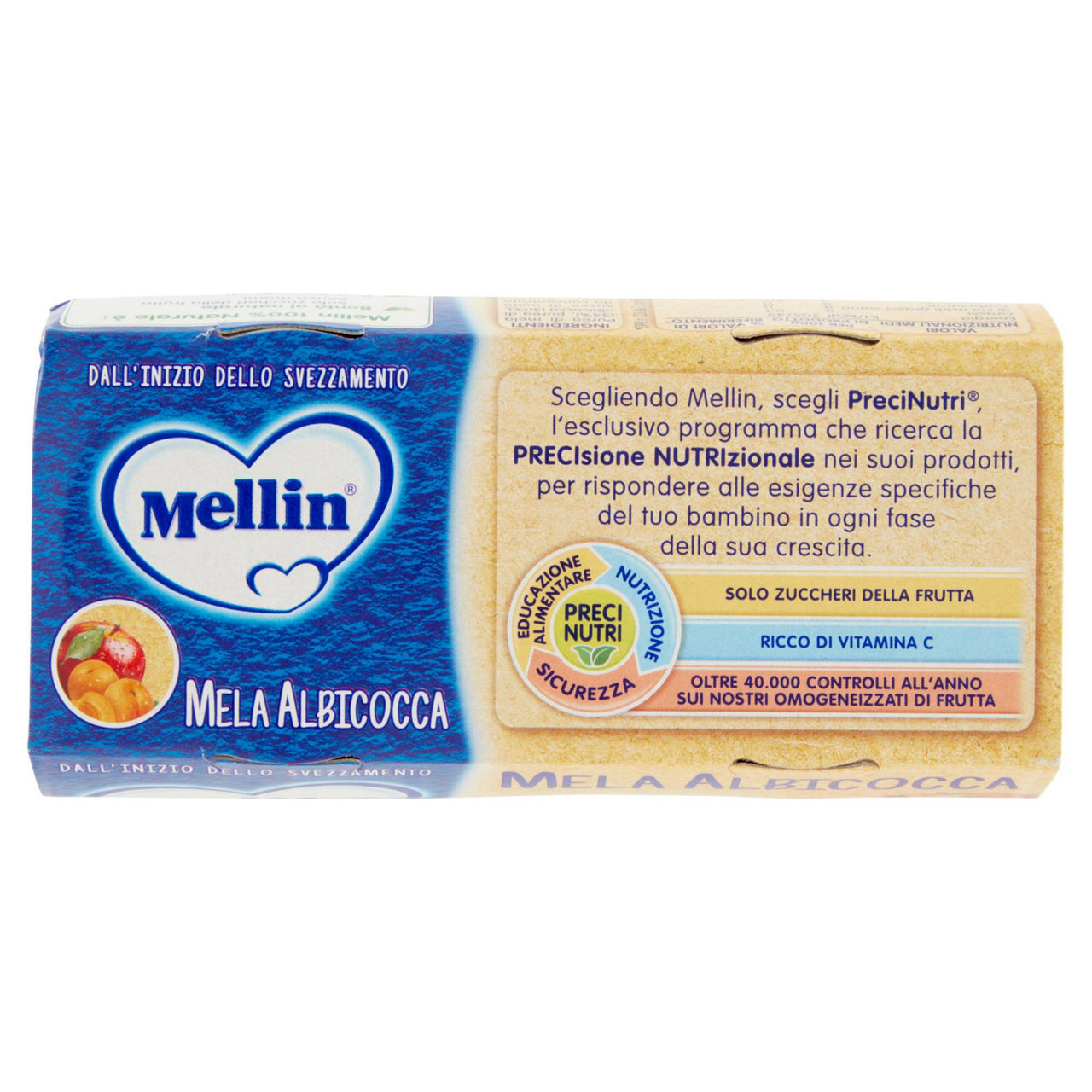 Omogeneizzato di mela e albicocca 2 pz x 100 gr - Immagine 41