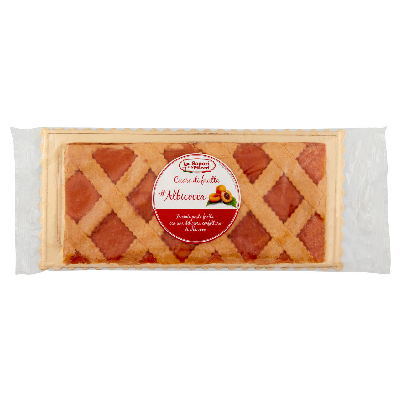 Crostata all' albicocca 450 gr