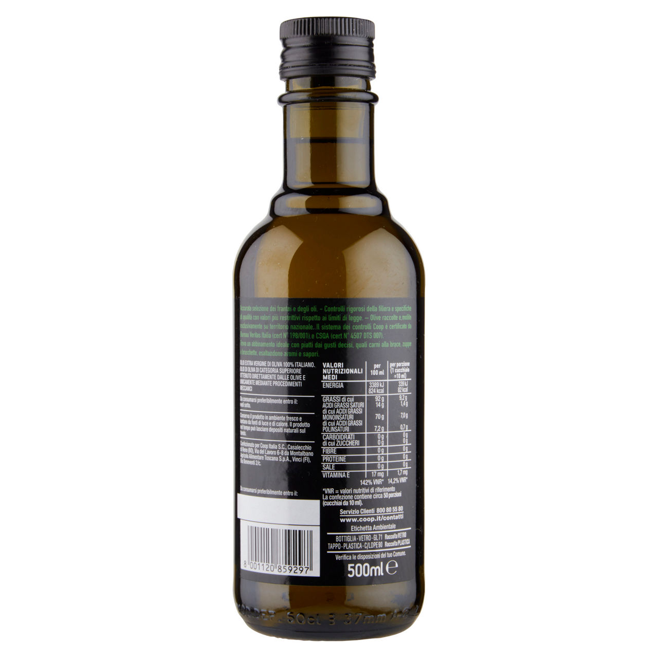 Olio extra vergine di oliva italiano 500 ml - Immagine 121