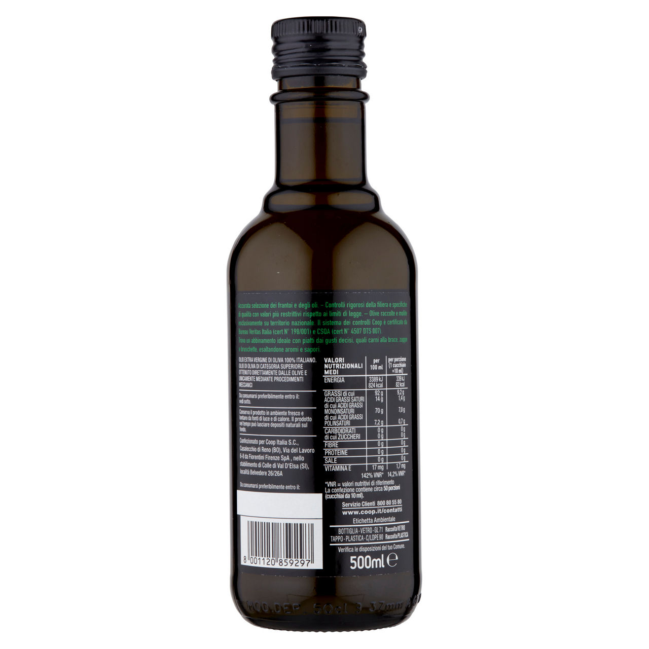 Olio extra vergine di oliva italiano 500 ml - Immagine 161