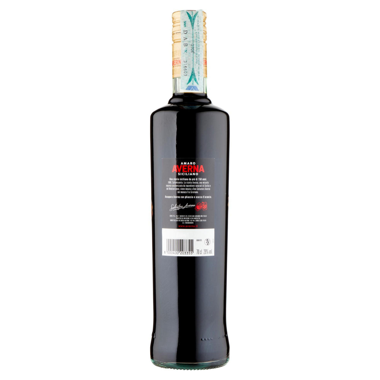 Amaro averna 29 gradi bottiglia ml 700 - Immagine 11