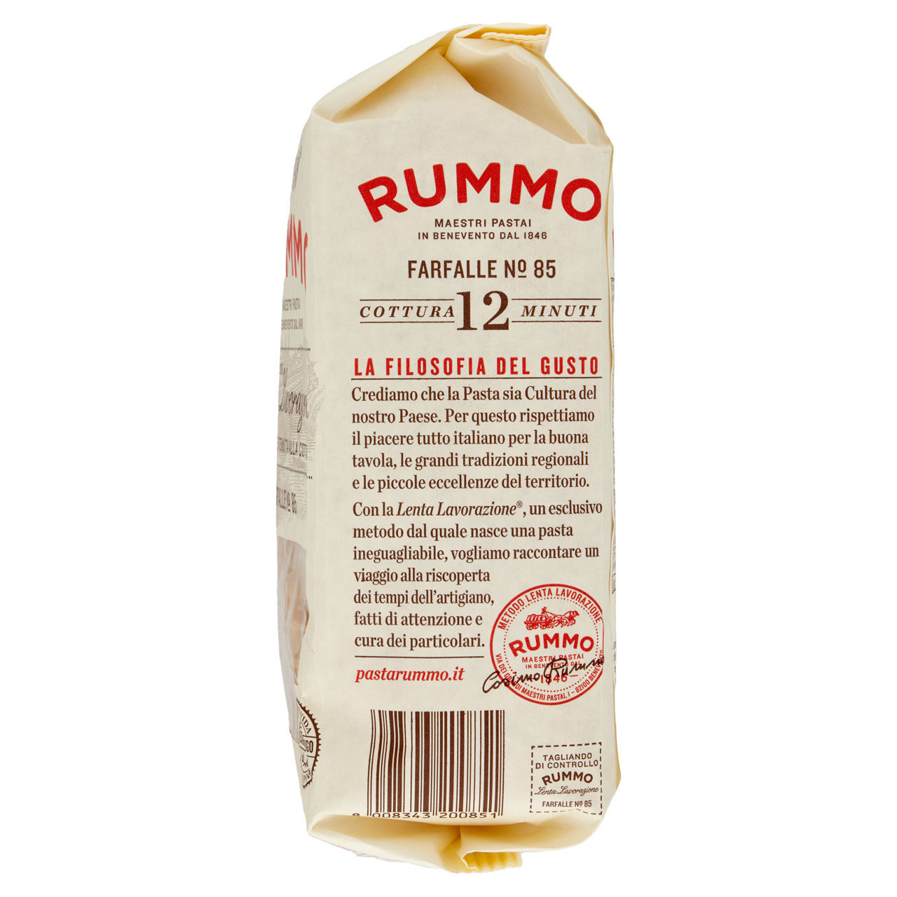Pasta di semola farfalle n.85 lenta lavorazione rummo g 500 - Immagine 41