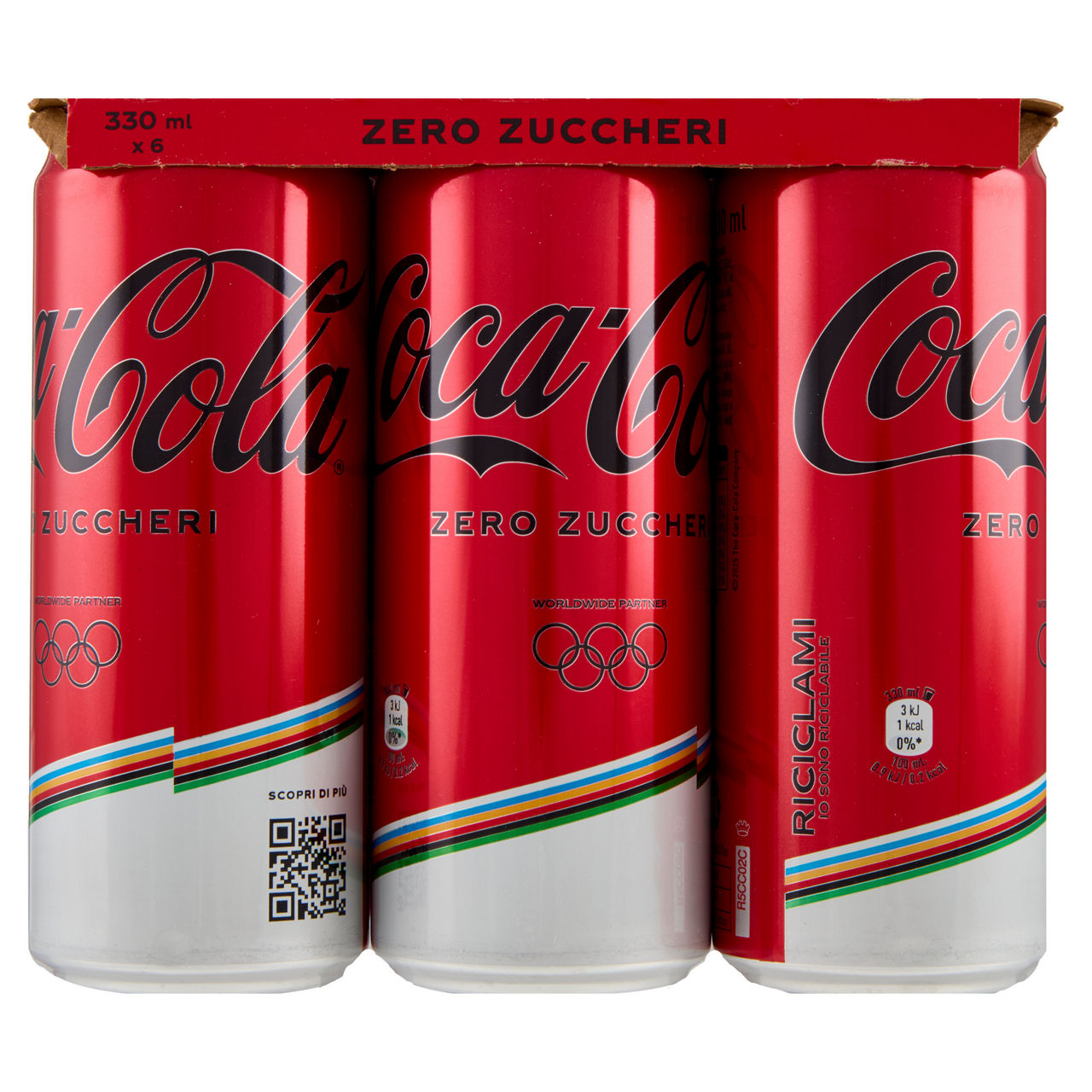 Coca-Cola zero zuccheri in lattina 6 pz x 330 ml - Immagine 11