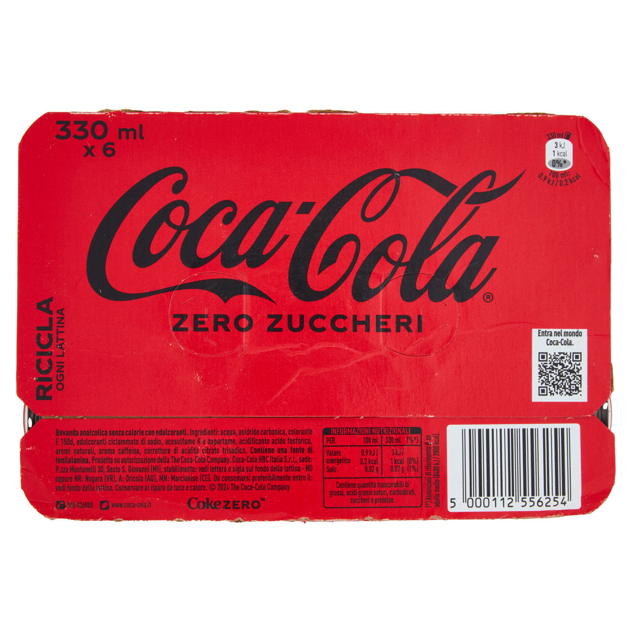 Coca-Cola zero zuccheri in lattina 6 pz x 330 ml - Immagine 21
