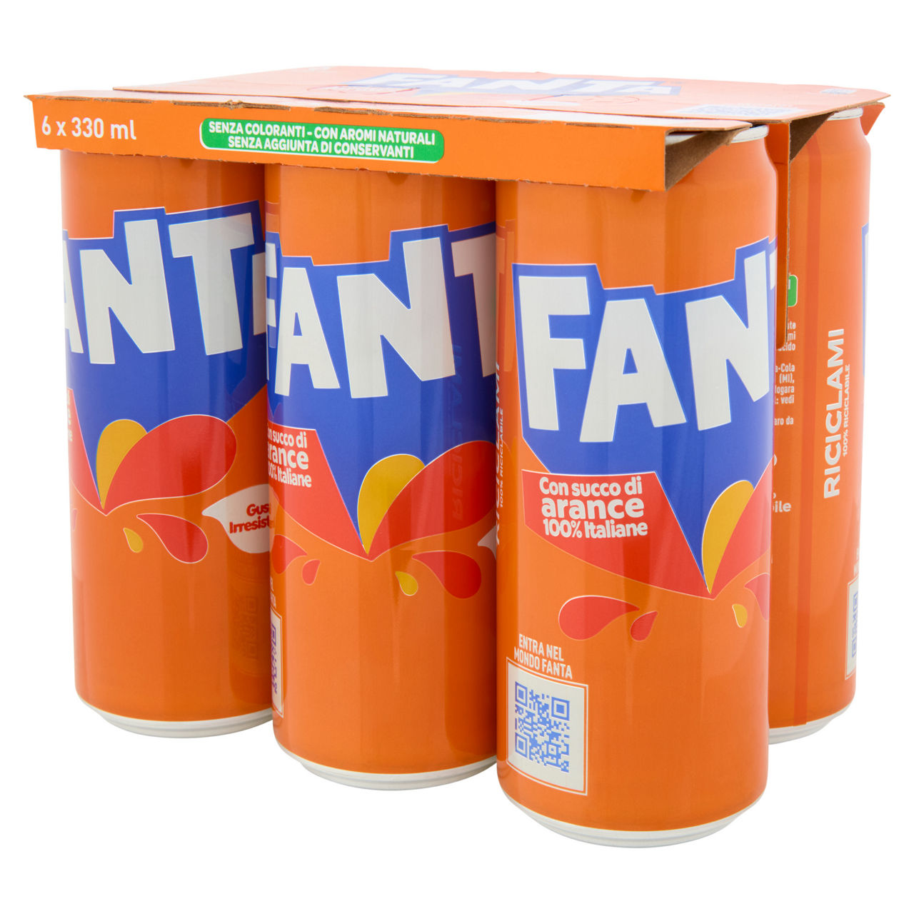 Fanta Orange in lattina 6 pz x 330 ml - Immagine 11