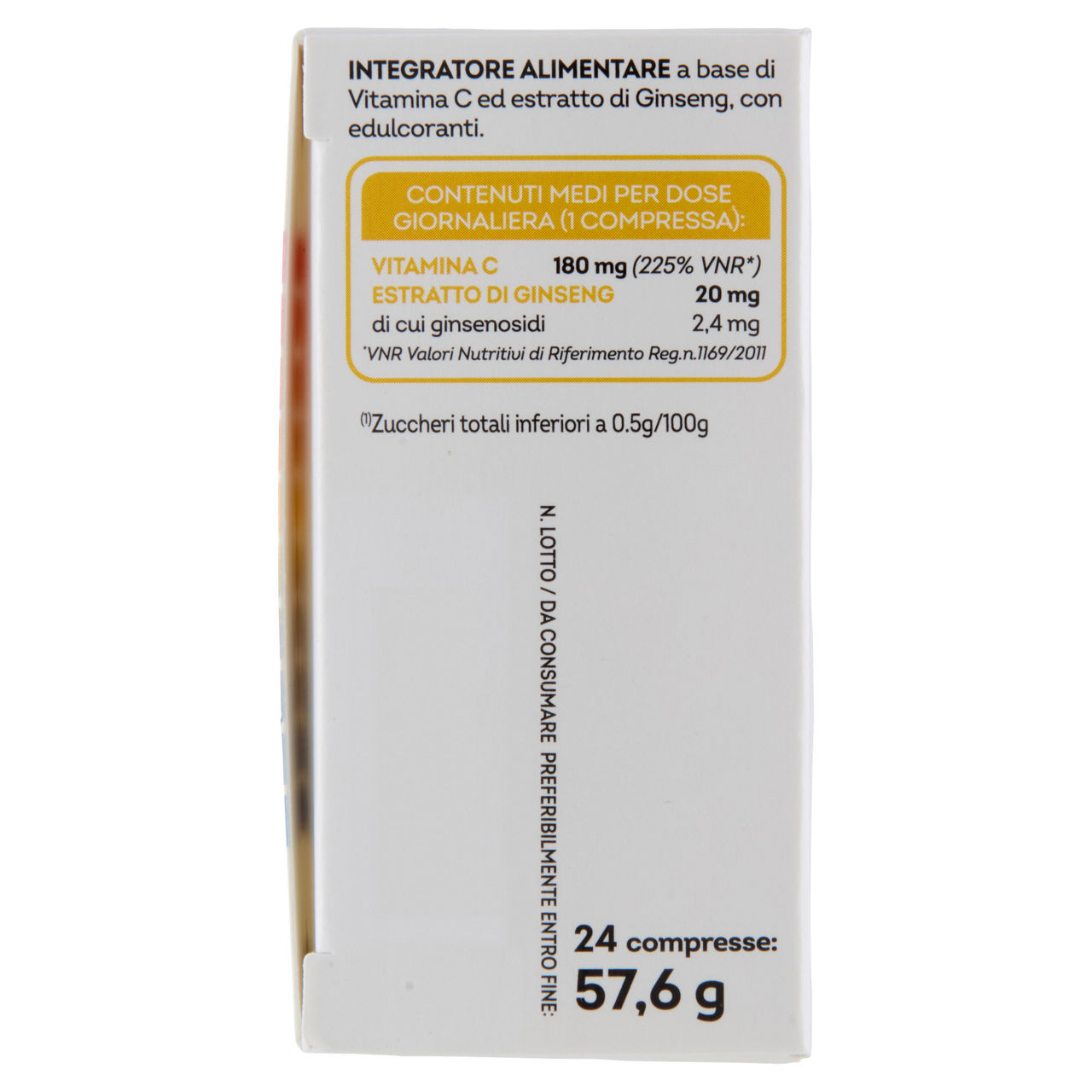 Integratore alimentare alla vitamina C+ e ginseng 24 compresse masticabili - Immagine 21