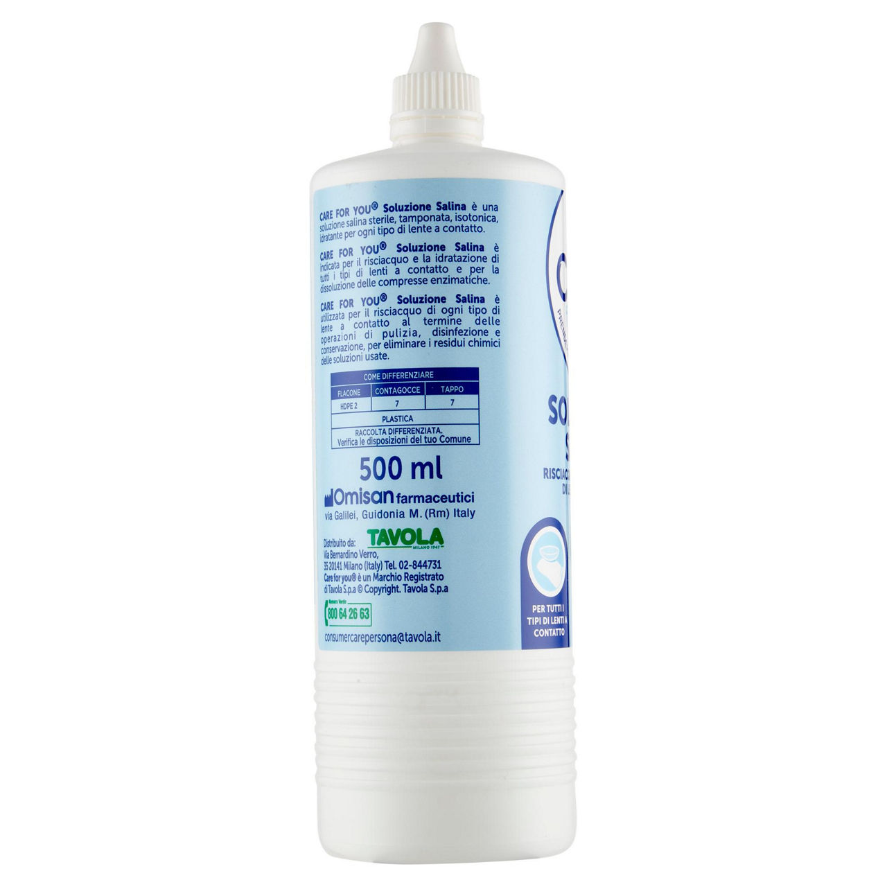 Soluzione salina care for you fl. ml. 500 - Immagine 51