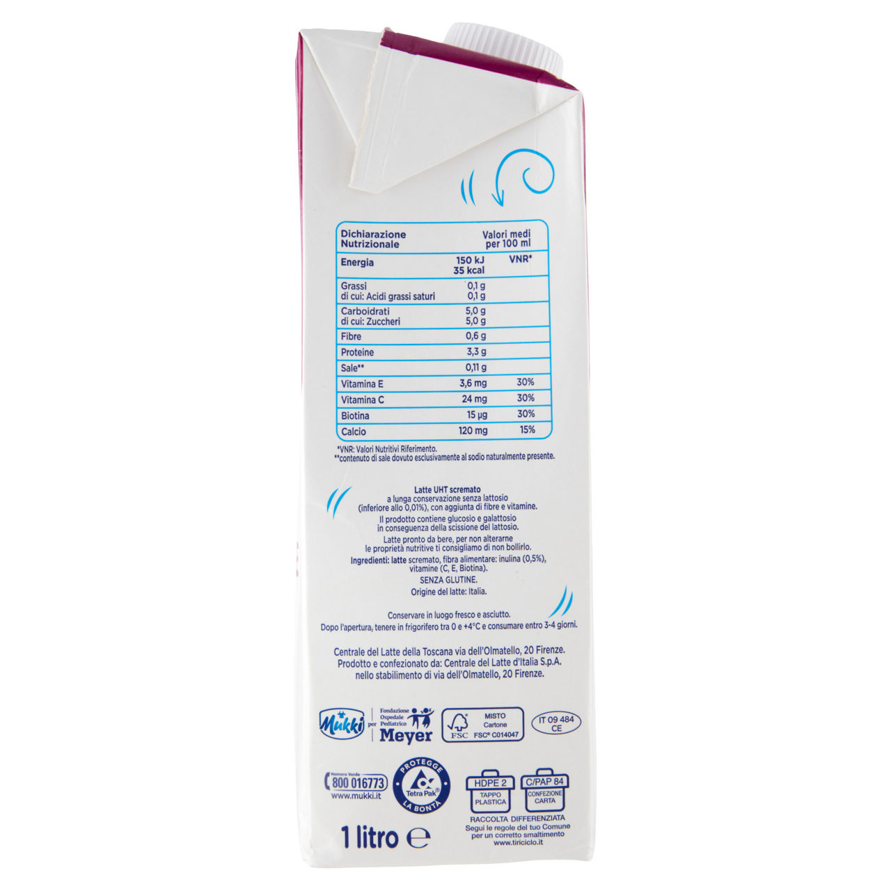 Latte magro con fibre e vitamine 1 lt - Immagine 31