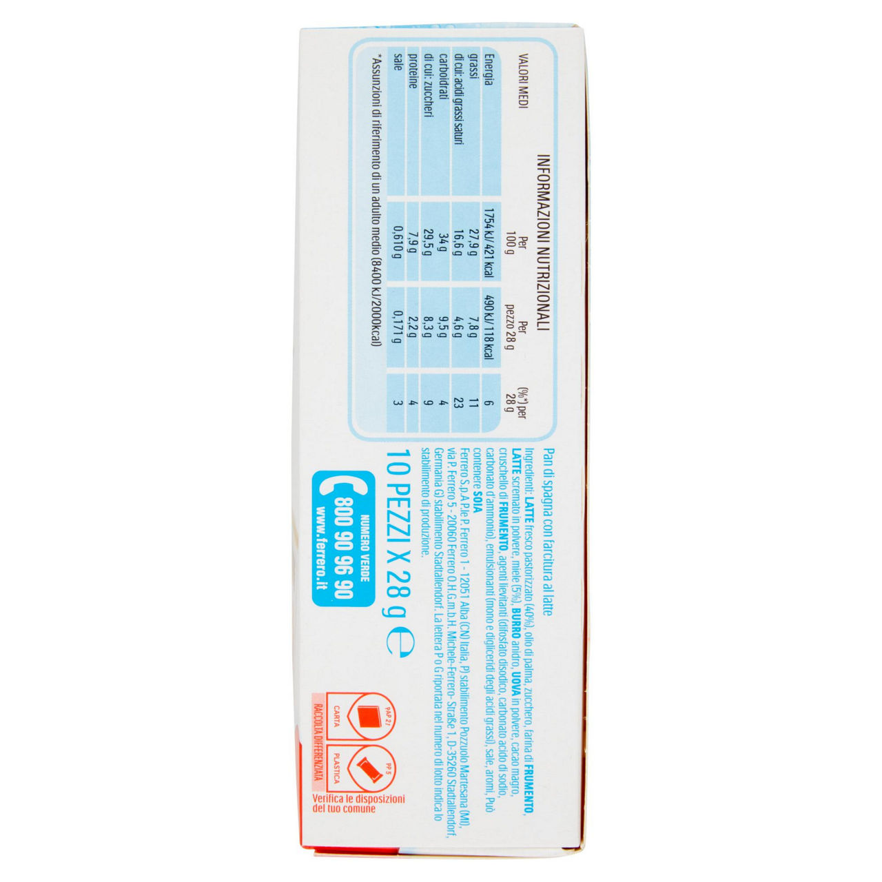 Kinder Fetta al Latte 10 pz - Immagine 41