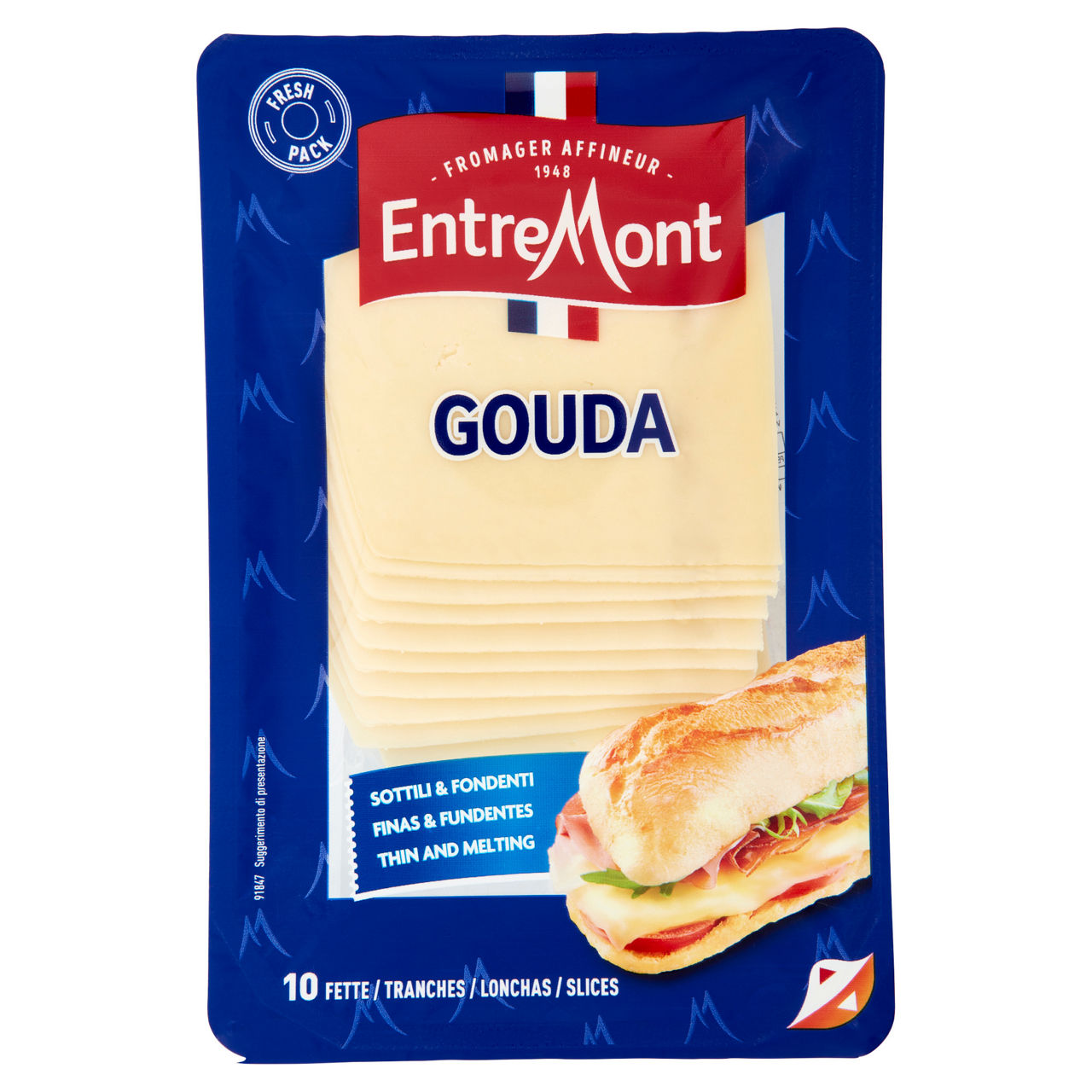 Formaggio Gouda a fette 150 gr - Immagine 01
