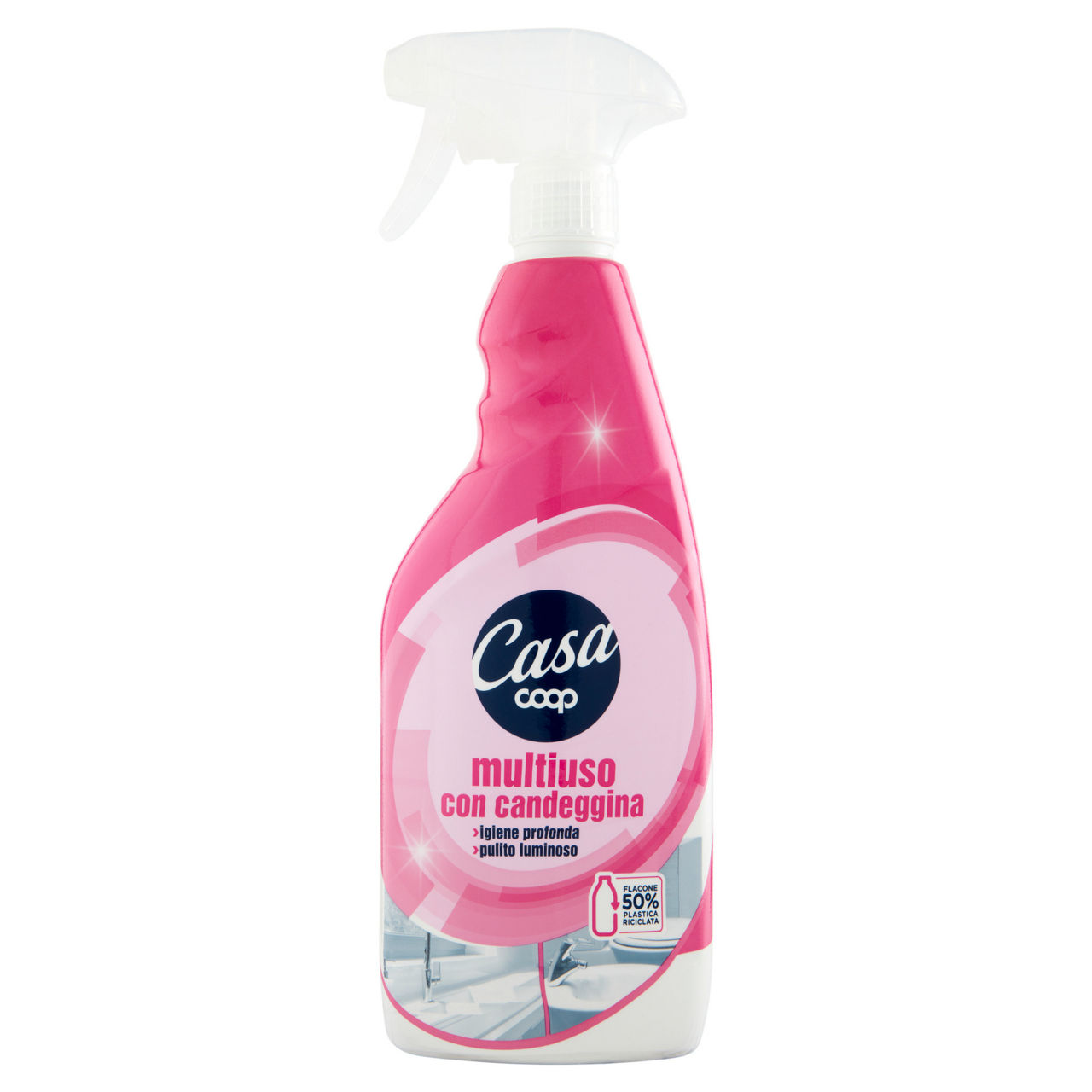 Detergente multiuso spray con candeggina 750 ml - Immagine 01
