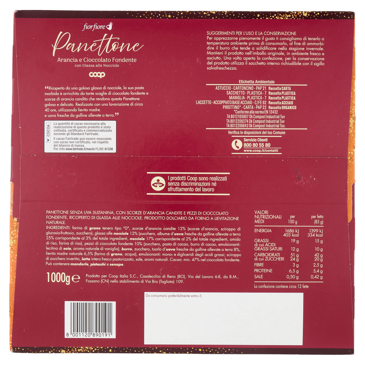 Panettone arancia e cioccolato fondente 1 kg - Immagine 51