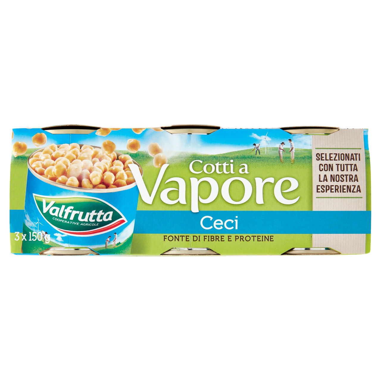 Ceci italiani cotti al vapore 3 pz x 140 gr - Immagine 01