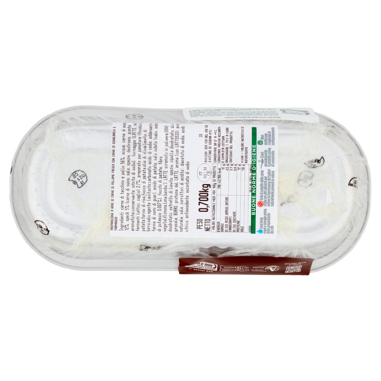 Polpettone Buona Domenica con speck e formaggio 700 gr - Immagine 31