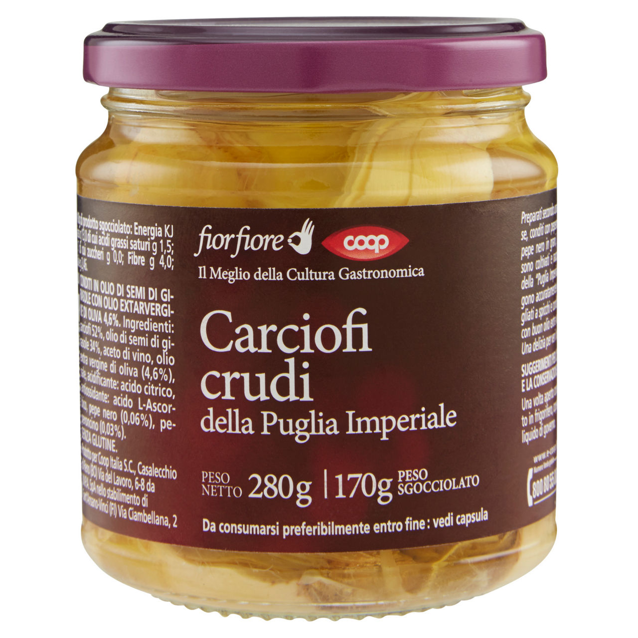 Carciofi crudi della puglia imperiale 280 gr - Immagine 01
