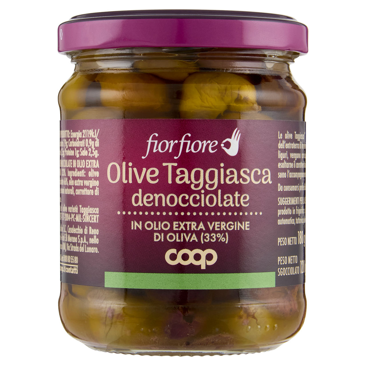 Olive Taggiasca denocciolate in olio extra vergine di oliva 180 gr - Immagine 11
