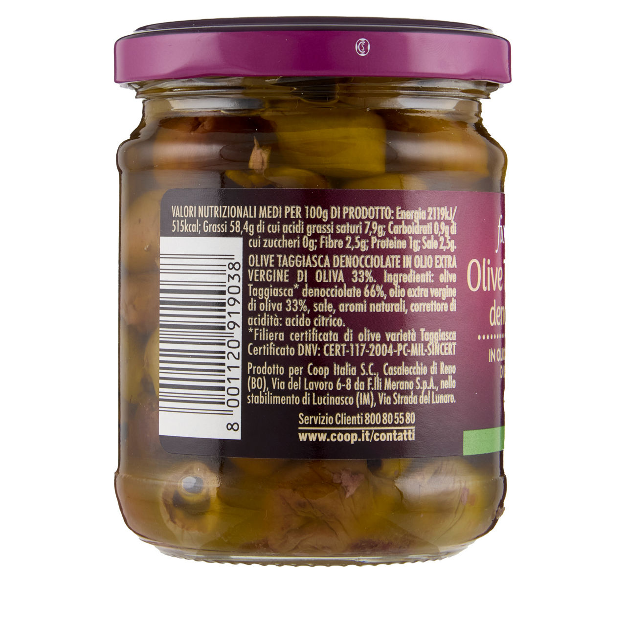 Olive Taggiasca denocciolate in olio extra vergine di oliva 180 gr - Immagine 111