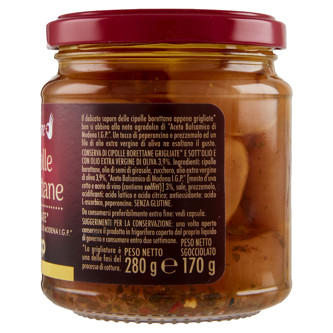 Cipolle borettane grigliate con Aceto Balsamico di Modena IGP 280 gr - Immagine 11