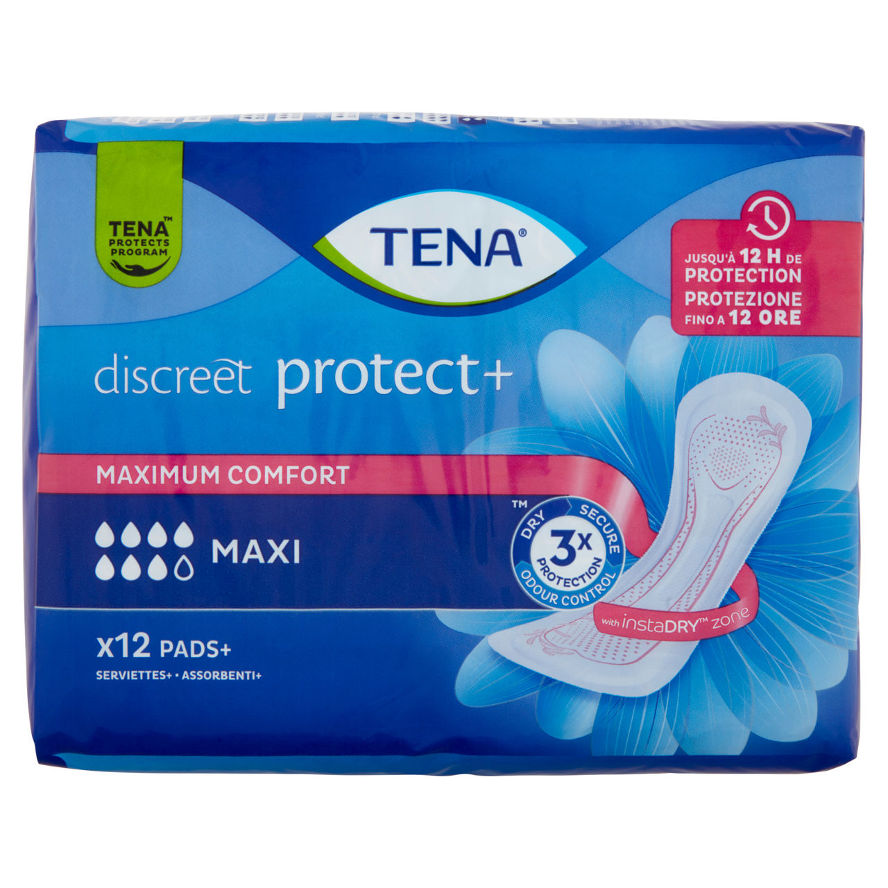 Assorbenti per incontinenza maxi femminile 12 pz - Immagine 01