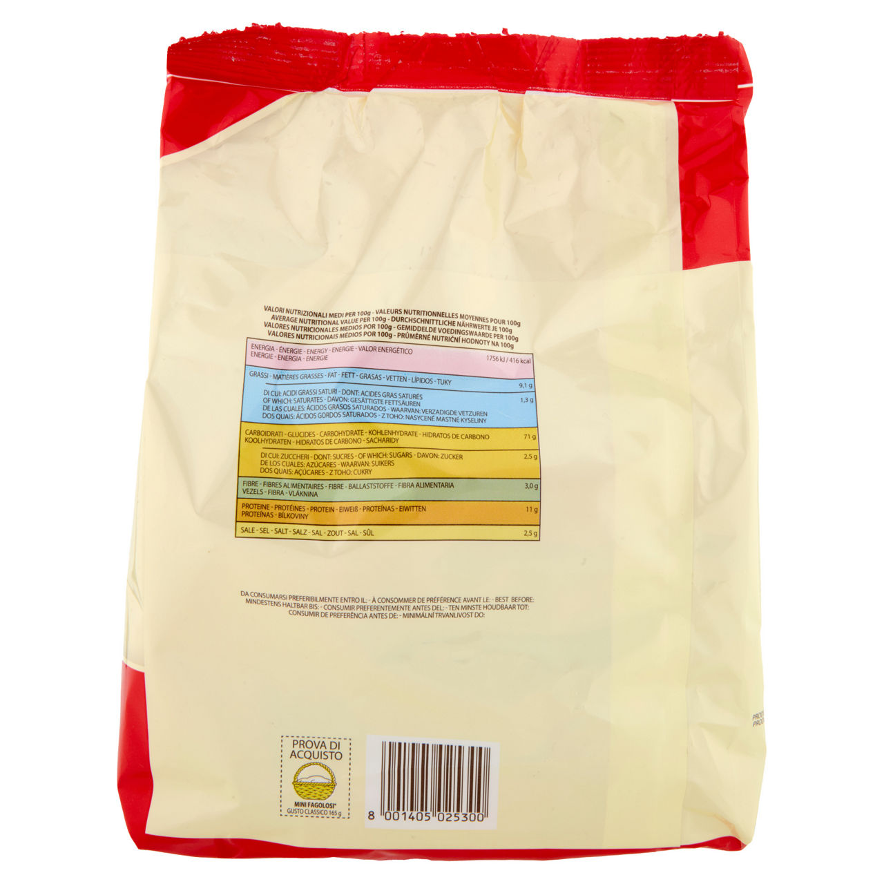 Mini grissini fagolosi grissin bon sacchetto pz.11x g 15 - Immagine 21