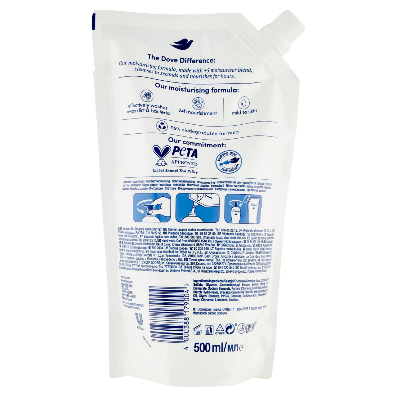 Ricarica sapone mani liquido original 500 ml - Immagine 11